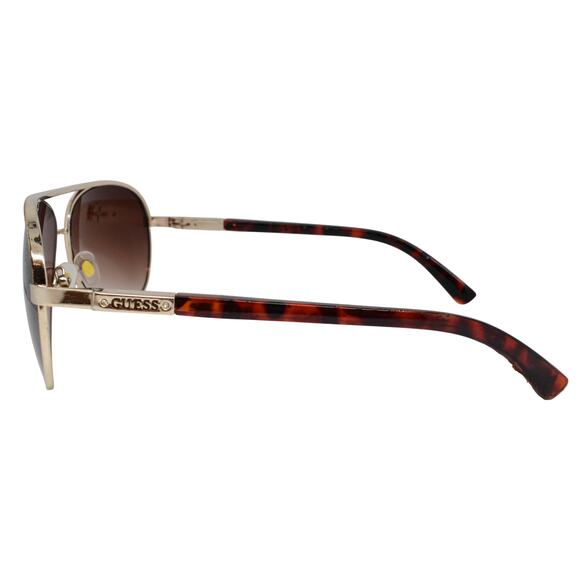 Guess Brown/Gold Aviator Sunglasses - FAIR CONDITION - Picture 6 of 15